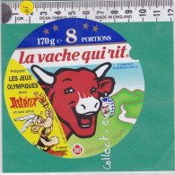 C1259 FROMAGE FONDU VACHE QUI RIT ASTERIX JEUX OLYMPIQUES 8 PORTIONS 170 Gr 580 - Fromage