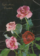 FLEURS Vintage Carte Postale CPSM #PAS550.FR - Flores