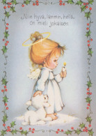 ANGE NOËL Vintage Carte Postale CPSM #PAJ307.FR - Anges