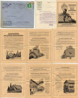 Germany 1928 Cover & Ad For Asbestos Panels; Hannover - W. Au & Co, Kommandit - Gesellschaft; 5pf Friedrich Von Schiller - Covers & Documents