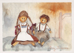 CHILDREN CHILDREN Scene S Landscapes Vintage Postcard CPSM #PBU513.GB - Escenas & Paisajes