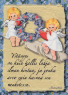ANGEL Christmas Vintage Postcard CPSM #PBP326.GB - Angels