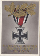 Propaganda NSDAP - Eisernes Kreuz - Es Kann Nur Einer Siegen Und Das Sind Wir ( Hitler ) - Illustrateur Gottfried Klein - War 1939-45