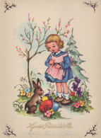 EASTER CHILDREN Vintage Postcard CPSM #PBO258.GB - Pâques