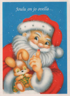 SANTA CLAUS Happy New Year Christmas Vintage Postcard CPSM #PBO069.GB - Kerstman