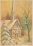 Happy New Year Christmas Vintage Postcard CPSM #PBN083.GB - Nouvel An