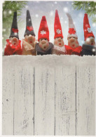 Happy New Year Christmas GNOME Vintage Postcard CPSM #PBM095.GB - Nouvel An