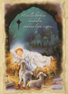 CHILDREN Scene Landscape Baby JESUS Vintage Postcard CPSM #PBB609.GB - Taferelen En Landschappen