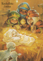 CHILDREN Scene Landscape Baby JESUS Vintage Postcard CPSM #PBB548.GB - Escenas & Paisajes