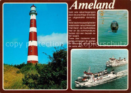 73227537 Ameland Leuchtturm Seehund Fahrgastschiffe Ameland - Andere & Zonder Classificatie