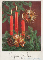 Happy New Year Christmas CANDLE Vintage Postcard CPSM #PAW332.GB - Nouvel An