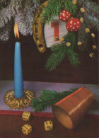 Happy New Year Christmas Vintage Postcard CPSM #PAT914.GB - Neujahr
