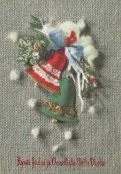 Happy New Year Christmas BELL Vintage Postcard CPSM #PAT546.GB - Neujahr