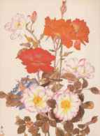 FLOWERS Vintage Postcard CPSM #PAS672.GB - Fleurs