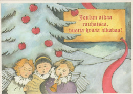 ANGEL CHRISTMAS Holidays Vintage Postcard CPSM #PAH165.GB - Angels