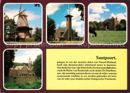 73227473 Santpoort Noord Windmuehle Kirche Schloss Santpoort Noord - Autres & Non Classés