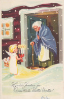 ANGEL CHRISTMAS Holidays Vintage Postcard CPSMPF #PAG787.GB - Engelen