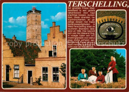 73227466 Terschelling Giebelhaus Turm Trachten Terschelling - Sonstige & Ohne Zuordnung