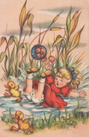 BAMBINO BAMBINO Scena S Paesaggios Vintage Cartolina CPSMPF #PKG580.IT - Scenes & Landscapes