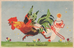 PASQUA BAMBINO UOVO Vintage Cartolina CPA #PKE216.IT - Pâques