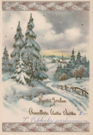 Buon Anno Natale Vintage Cartolina CPSM #PBN274.IT - Neujahr