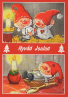 Buon Anno Natale GNOME Vintage Cartolina CPSM #PBL736.IT - Neujahr