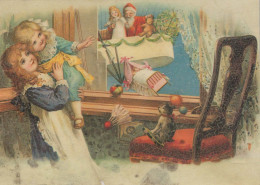 BABBO NATALE Buon Anno Natale Vintage Cartolina CPSM #PBB229.IT - Kerstman