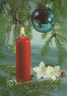 Buon Anno Natale CANDELA Vintage Cartolina CPSM #PAZ964.IT - Neujahr