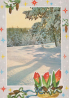 Buon Anno Natale Vintage Cartolina CPSM #PAV669.IT - New Year