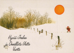 Buon Anno Natale Vintage Cartolina CPSM #PAT303.IT - Nouvel An