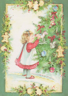 Buon Anno Natale BAMBINO Vintage Cartolina CPSM #PAS926.IT - Neujahr