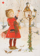 Buon Anno Natale BAMBINO Vintage Cartolina CPSM #PAS865.IT - New Year