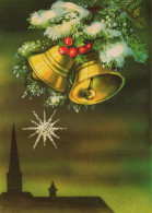 Buon Anno Natale BELL Vintage Cartolina CPSM #PAT488.IT - Neujahr