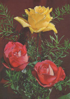 FIORI Vintage Cartolina CPSM #PAS012.IT - Flores