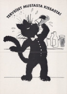 GATTO KITTY Animale Vintage Cartolina CPSM Unposted #PAM274.IT - Katzen