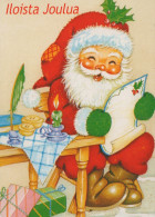 BABBO NATALE Natale Vintage Cartolina CPSM #PAK618.IT - Santa Claus