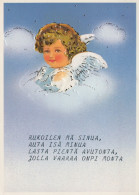 ANGELO Buon Anno Natale Vintage Cartolina CPSM #PAH296.IT - Engelen