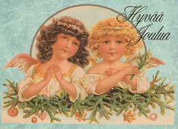 ANGELO Buon Anno Natale Vintage Cartolina CPSM #PAH041.IT - Anges