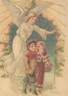 ANGELO Buon Anno Natale Vintage Cartolina CPSM #PAH232.IT - Angels
