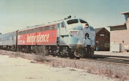 TRENO TRASPORTO FERROVIARIO Vintage Cartolina CPSMF #PAA522.IT - Eisenbahnen