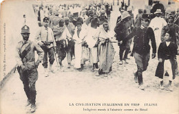 Libya - Italian Civilization In Tripolitania - Libyans Led To The Slaughterhouse Like Cattle - CORNERS ROUNDED - Libye