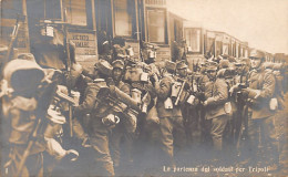 Libya - Italo-Turkish War - Departure Of Italian Soldiers To Tripoli - REAL PHOTO - Libyen