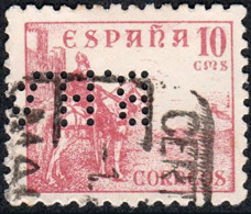 Madrid - Perforado - Edi O 917 - "B.H.A." (Banco) - Gebruikt