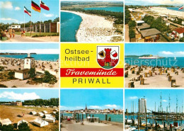 73227109 Priwall Travemuende Promenade Strand Zeltlager Yachthafen Bungalows Pri - Luebeck