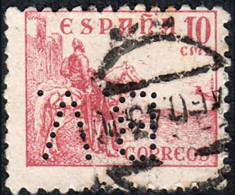 Madrid - Perforado - Edi O 917 - "B.V." (Banco) - Used Stamps