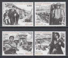 2022 Greece Anatolian Refugee Camps Complete Set Of 4 MNH @ BELOW FACE VALUE - Nuevos