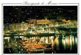 73226978 Monaco Le Port De La Principauté La Nuit Monaco - Otros & Sin Clasificación