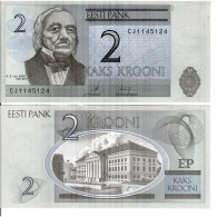 Estonia  P-85b  2 Krooni  2007  UNC - Estland