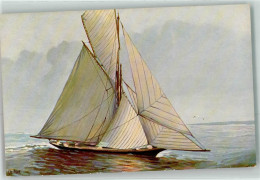 39425807 - Nr.167 Franzoesische Segeljacht Sign.Chr.Rave - Andere & Zonder Classificatie