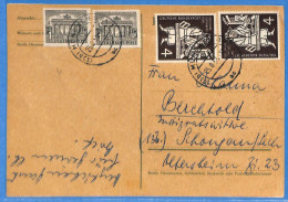 Berlin West 1954 - Carte Postale De Munchen - G33047 - Storia Postale